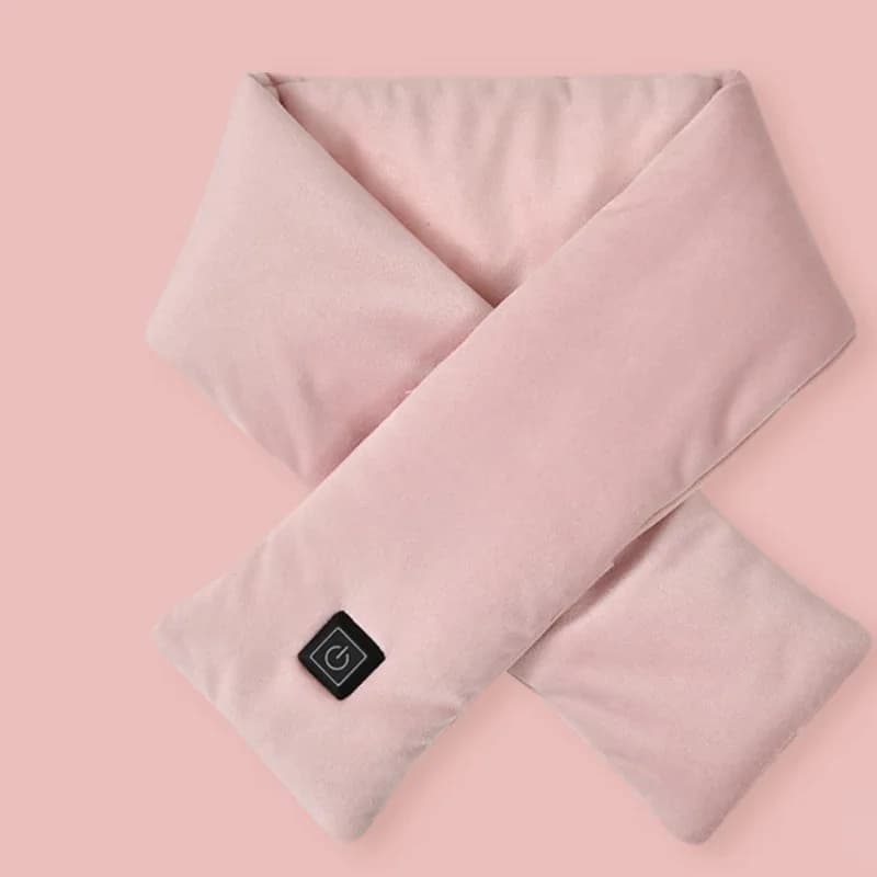 Podgrzewany Szalik USB – 3 Poziomy Grzania, Miękki Polar, Idealny na Zimę